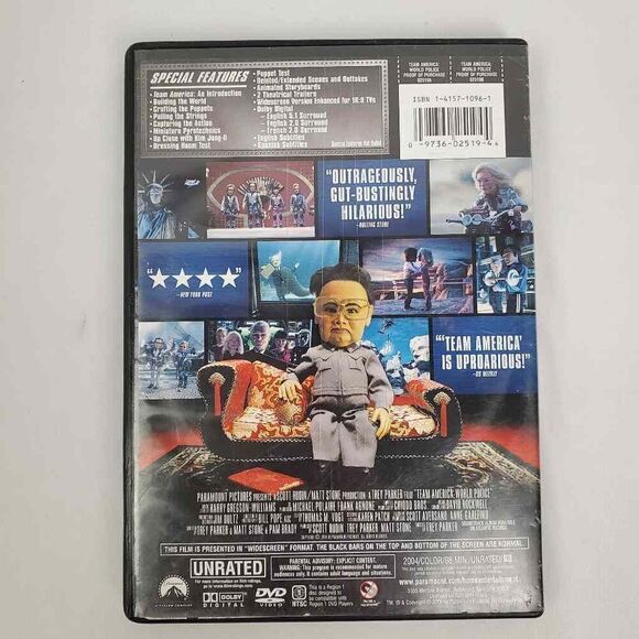Team America -World Police Movie Animated (uncensored and unrated) [DVD] - Picture 4 of 4